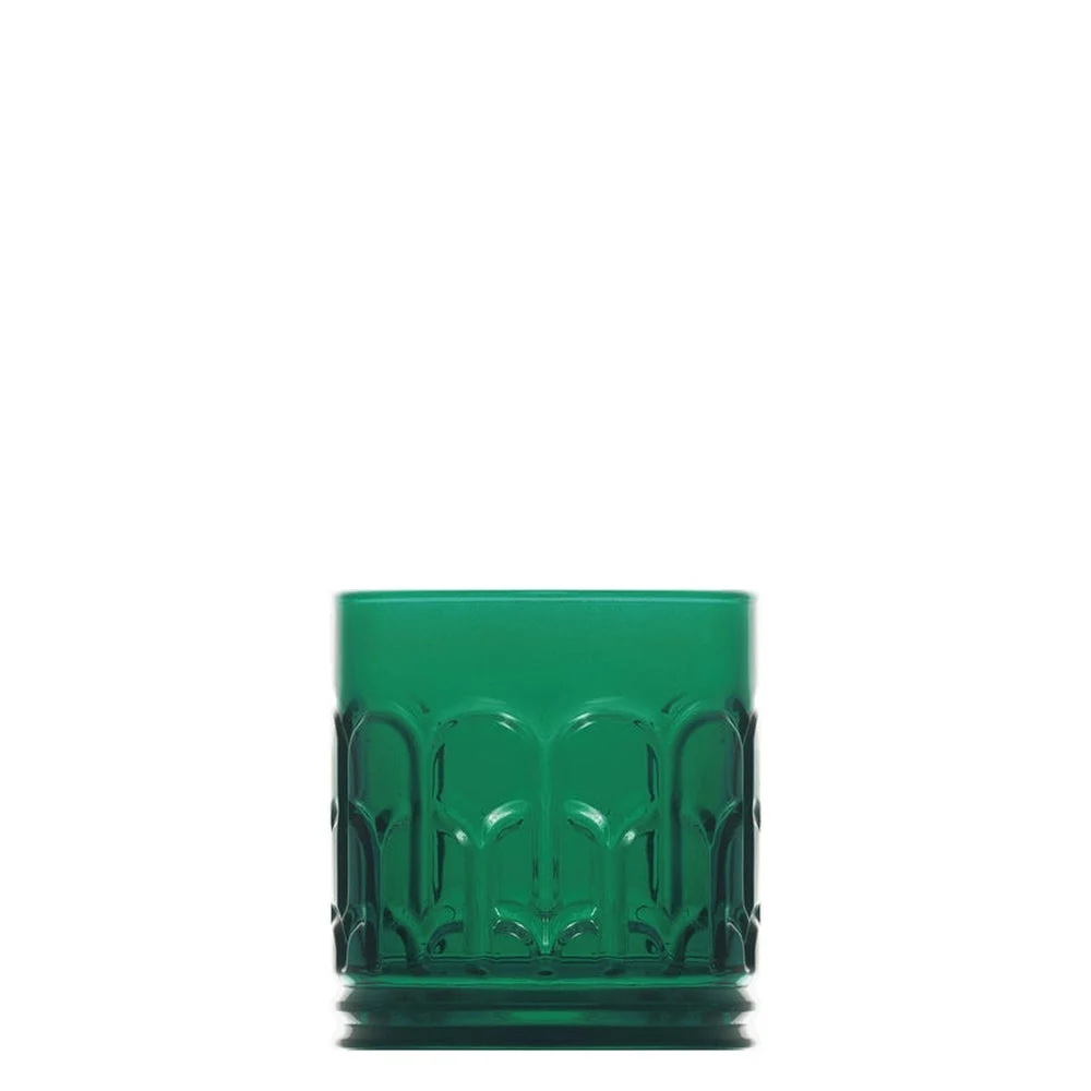 Glassess, Whiskey, Archie, 12.50 Ounce, Soda Lime, Green,24 - 1 COUNT