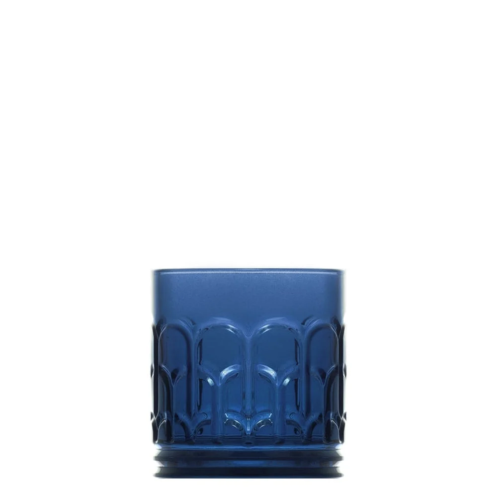 Glassess, Whiskey, Archie, 12.50 Ounce, Soda Lime, Blue,24 - 1 COUNT