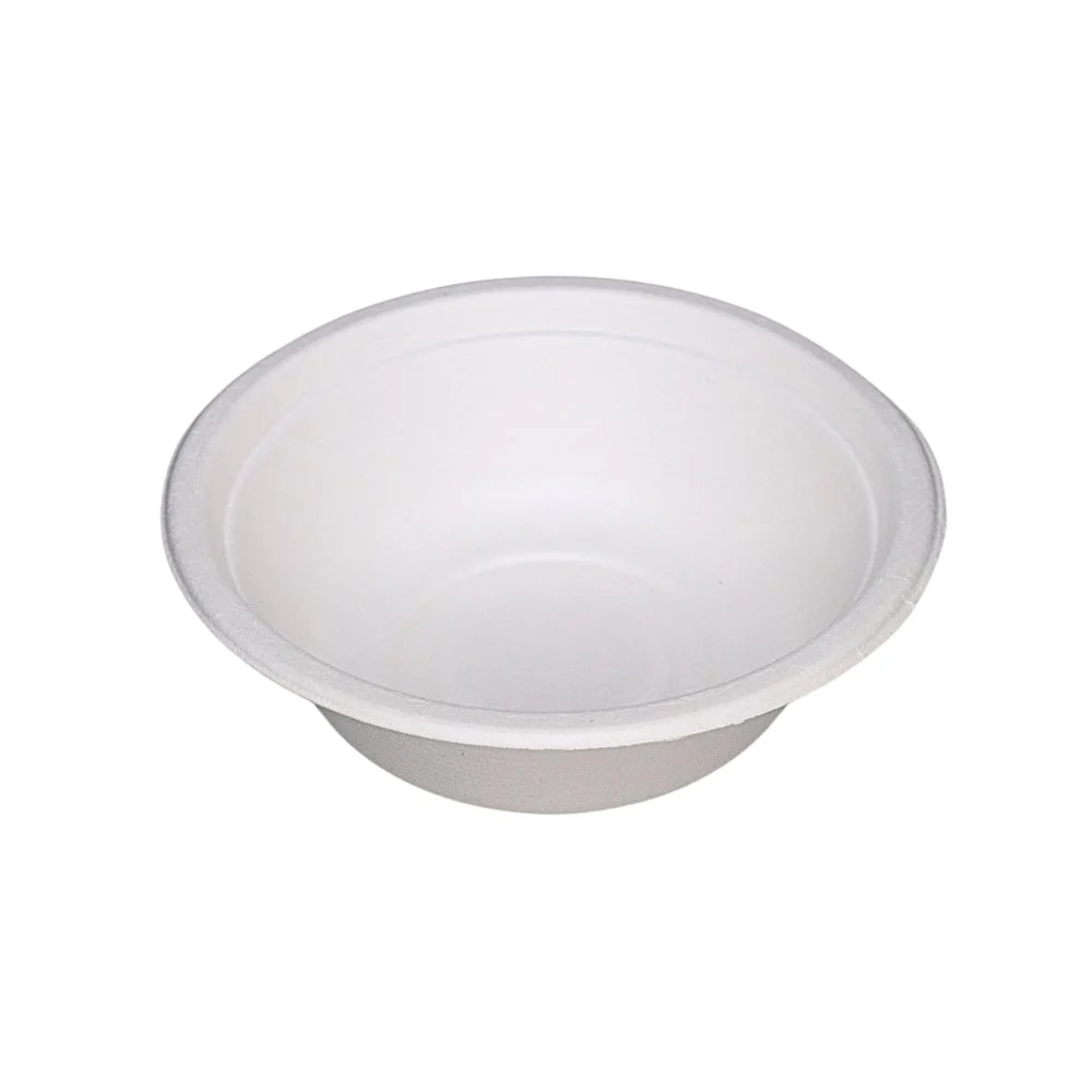 Bowl, 12 Ounce, Bagasse, White, Round, Compostable,1000 - 1 COUNT