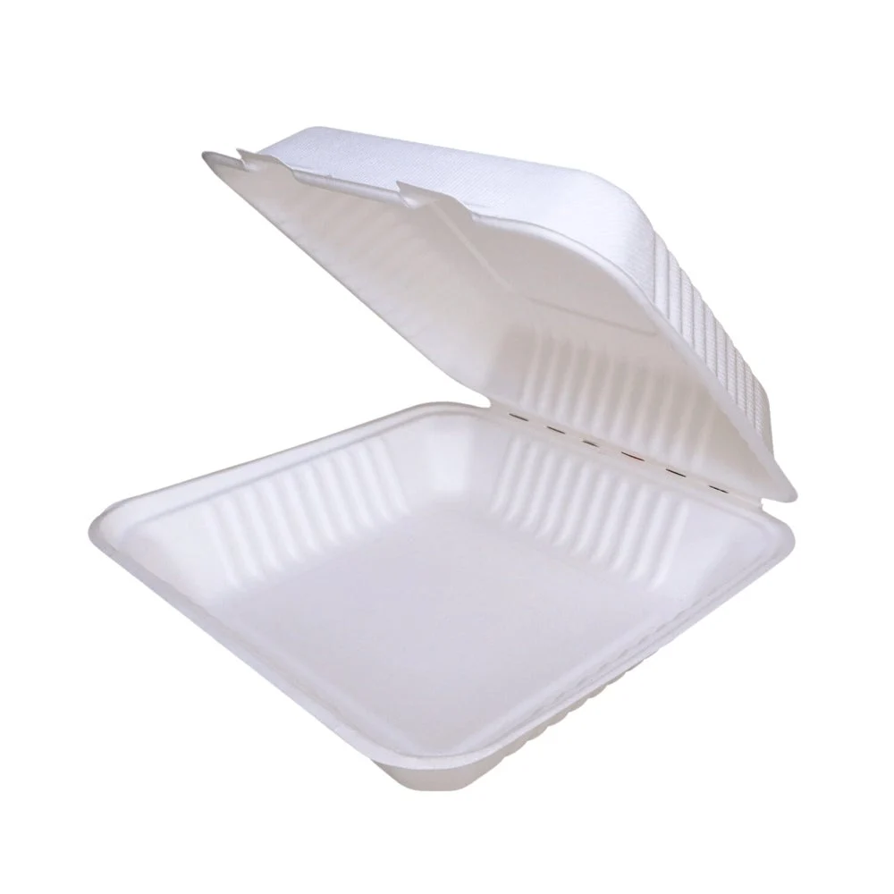 Plates, 9 Inch, Paper, White, Round, Compostable,500 - 1 COUNT