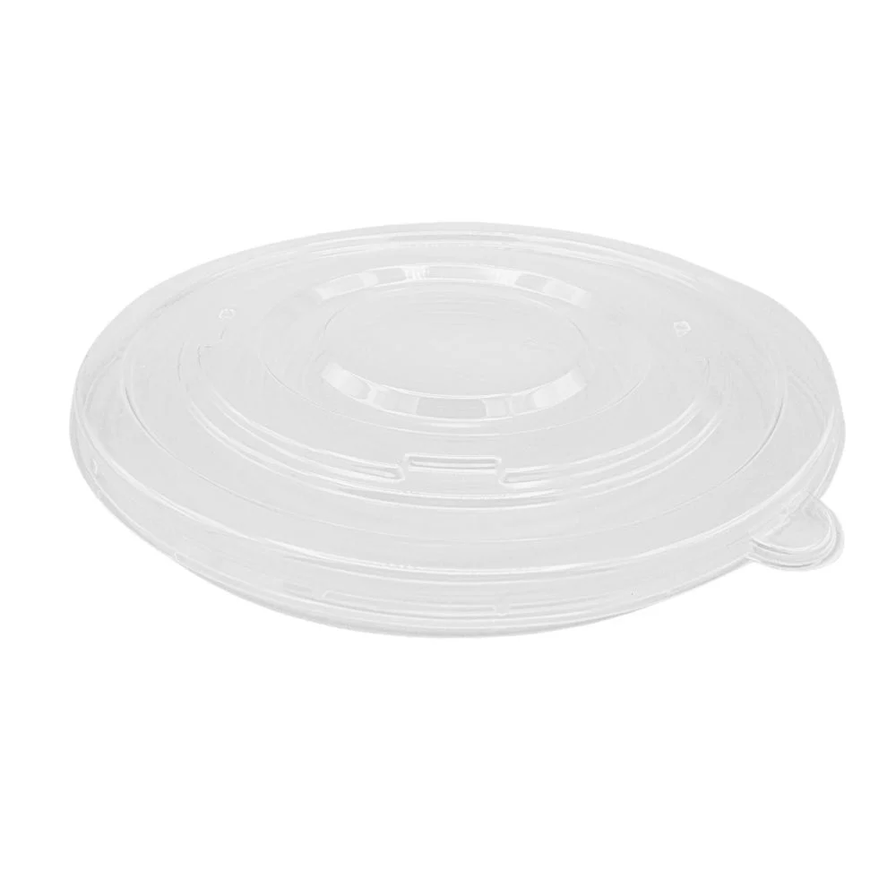 Lids, Flat, Bagasse, Clear, For Wide Diameter Bowl,500 - 1 COUNT