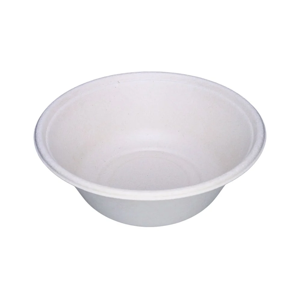 Bowl, 24 Ounce, Bagasse, White, Compostable,500 - 1 COUNT