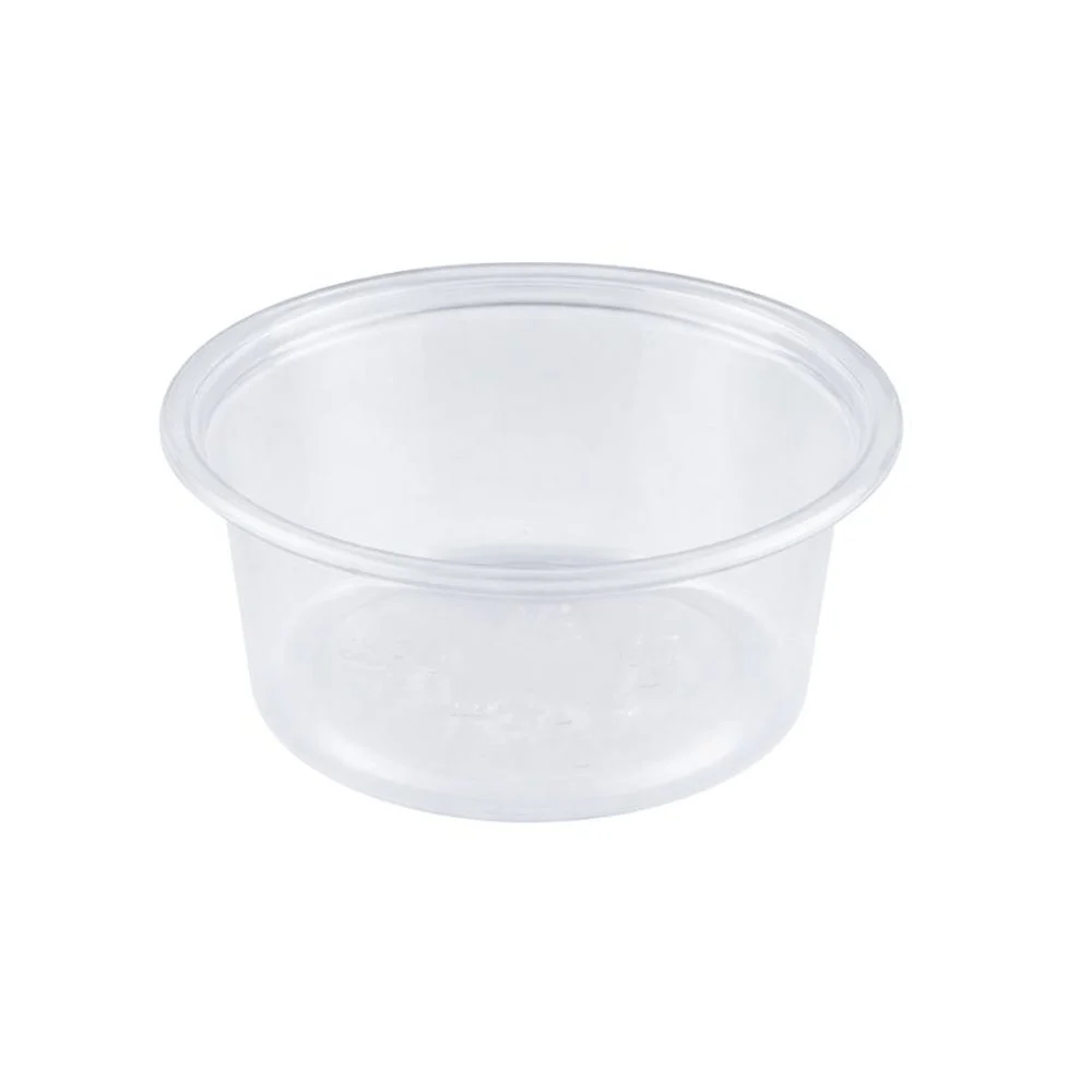 Cups, Portion, 3.25 Ounce, Plastic, Clear, Oval, Polypropylene,2500 - 1 COUNT