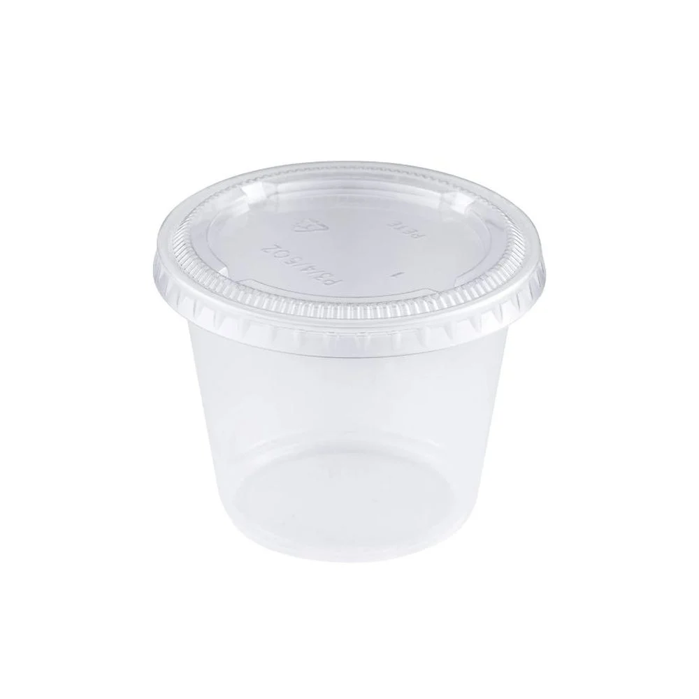 Cups, Portion, 5.5 Ounce, Plastic, Clear, Oval, Polypropylene,2500 - 1 COUNT