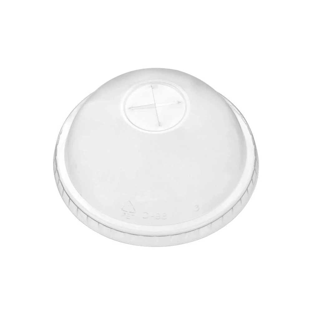 Lids, Dome, X-Slot, Plastic, Clear, PET, For 32 Ounce Cup,500 - 1 COUNT
