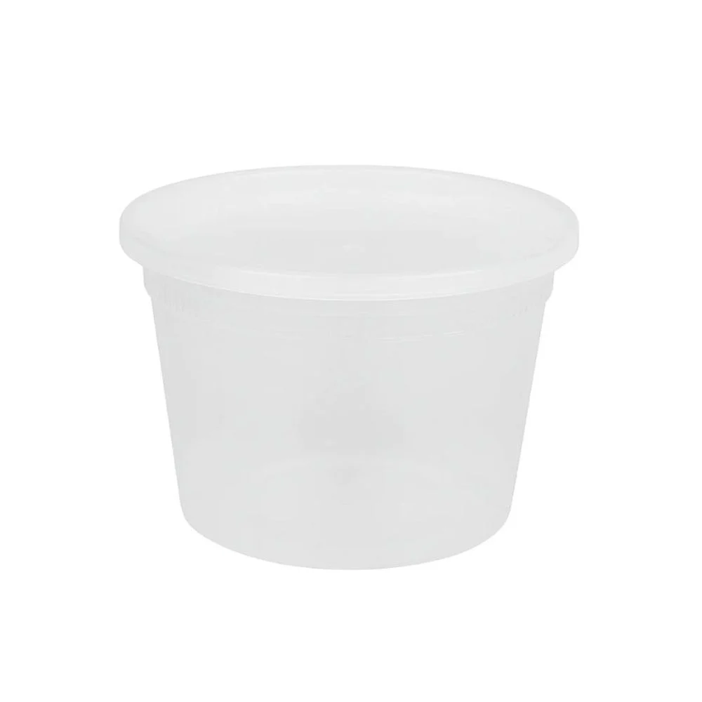 Container, Deli, 16 Ounce, Microwaveable Plastic, Polypropylene,240 - 1 COUNT