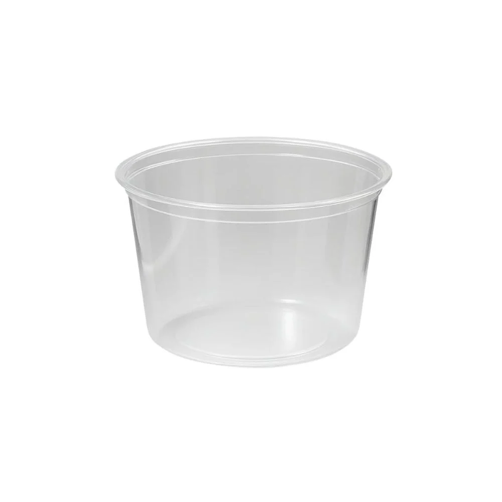 Container, Deli, 16 Ounce, Microwaveable Plastic, Clear,500 - 1 COUNT