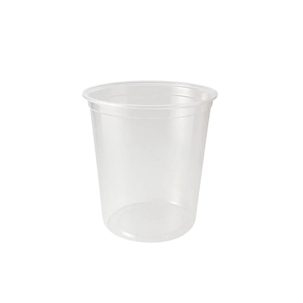 Container, Deli, 32 Ounce, Microwaveable Plastic, Clear,500 - 1 COUNT