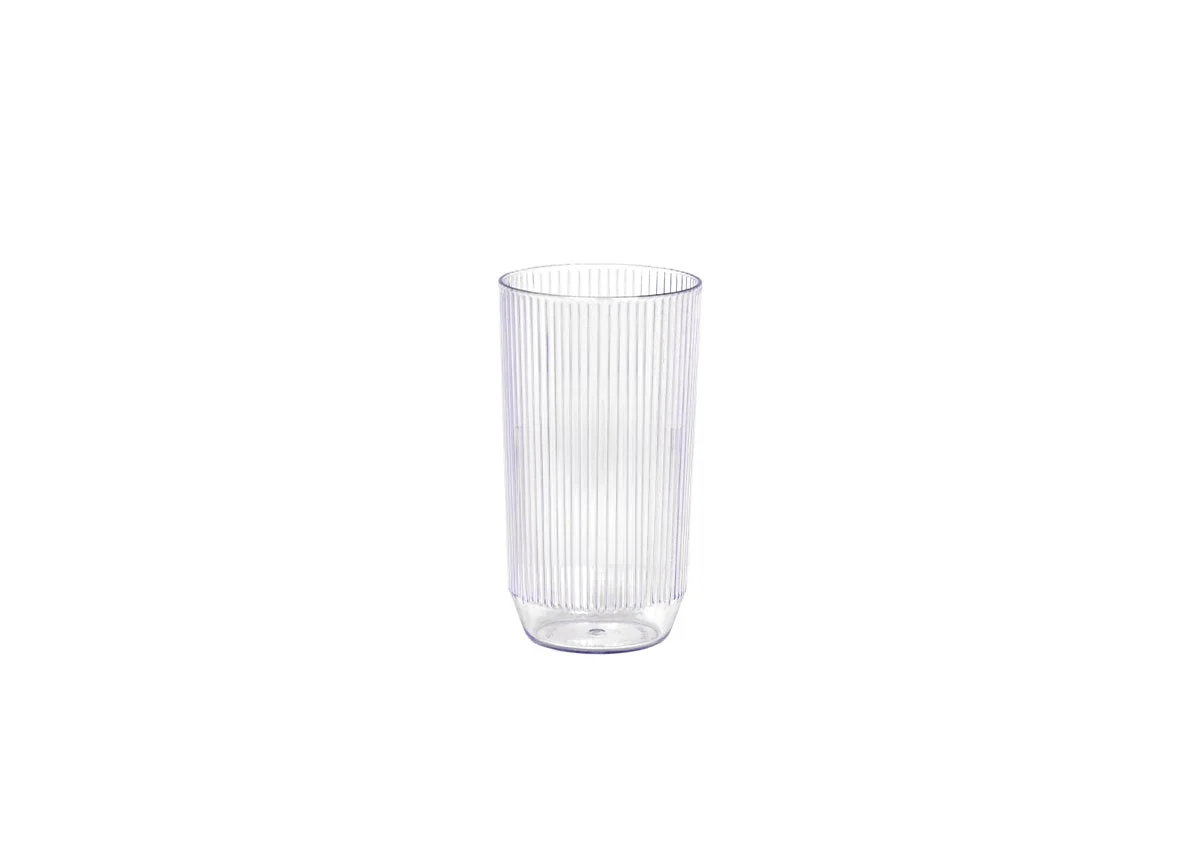 Glasses, Hi-Ball, 16 Ounce, Plastic, Clear,12 - 1 EACH