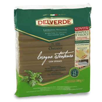 Delverde Instant Spinach Lasagna Ondine #108