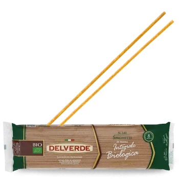 Delverde Organic Whole Wheat Spaghetti, #141, 1 lb