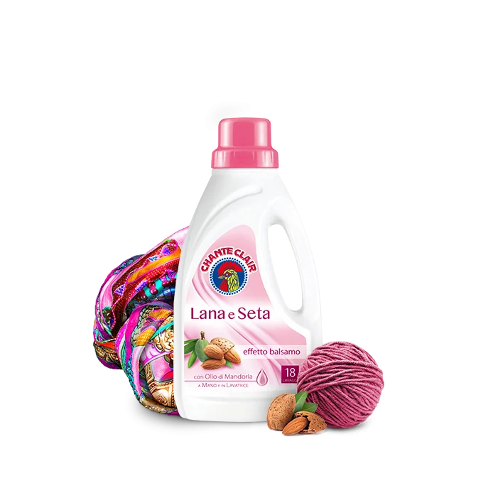 Chanteclair, Machine Wash Wool and Silk Detergent, Lana e Seta, 18 Washes, 30 oz | 900 ml