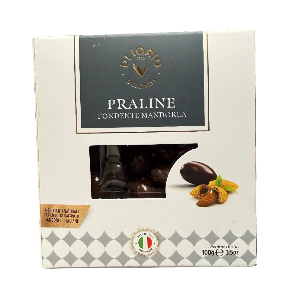 Di Iorio Dark Chocolate Covered Almond Dragees , 3.53 oz | 100g