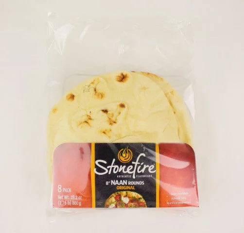Stonefire 8 Inch Naan Round Original 8 Count Packs - 6 Per Case.