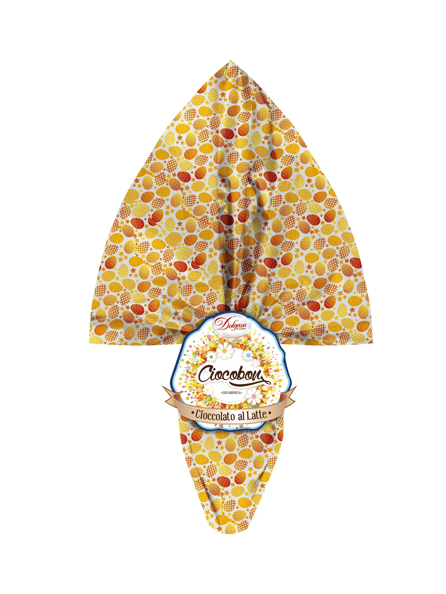 Dolgam Milk Chocolate Egg, Made in Italy, R550L, 19.4 oz | 550g
