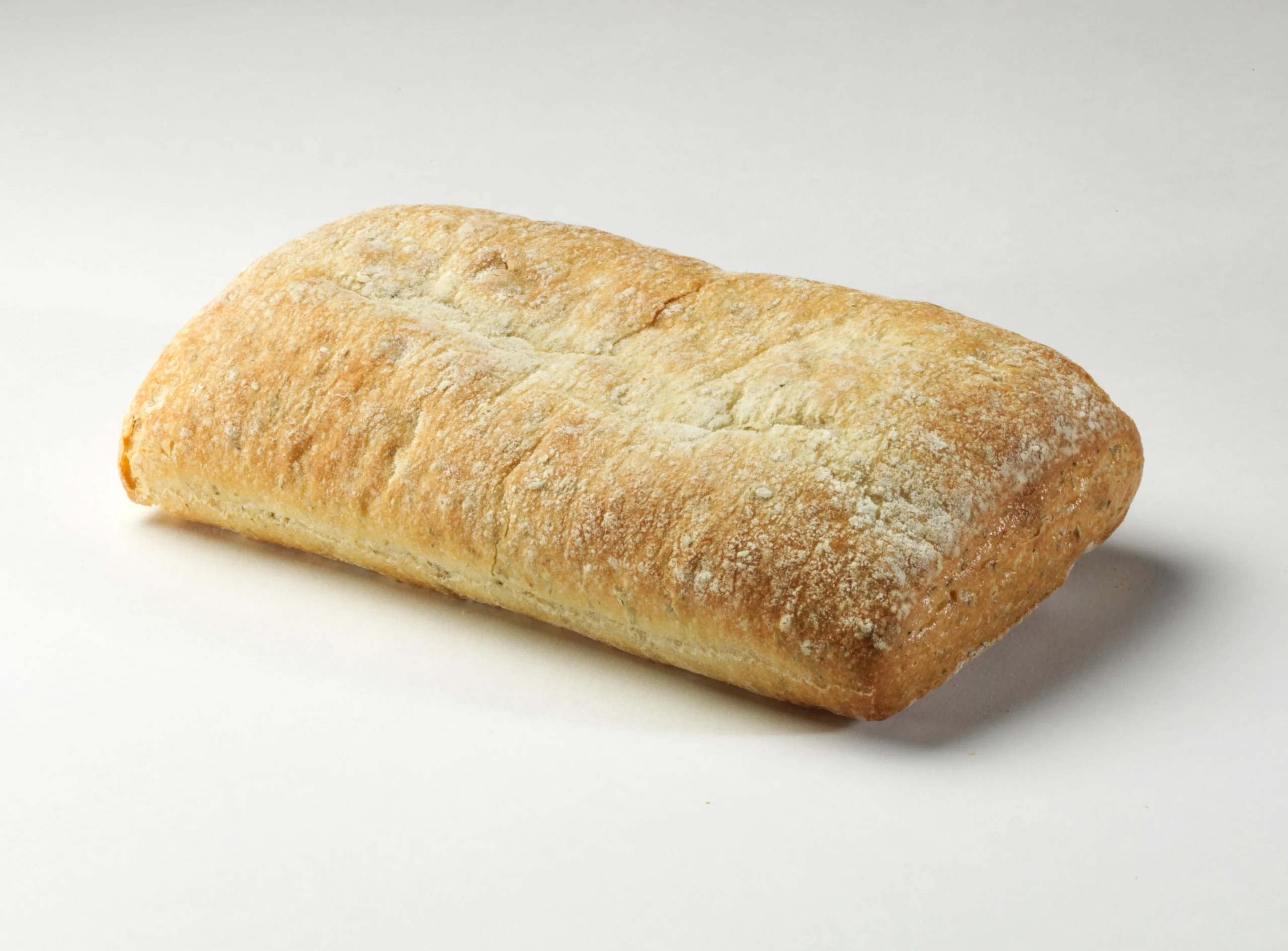 Ciabatta Panini Rosemary 3.25 Ounce Size - 48 Per Case.