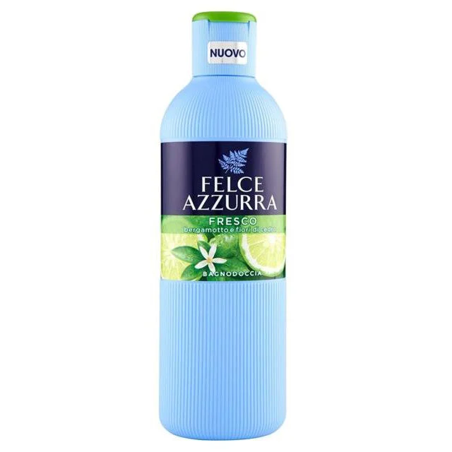 Felce Azzurra Body Wash Fresco Bergamot & Jasmine, 22 oz | 650 ml