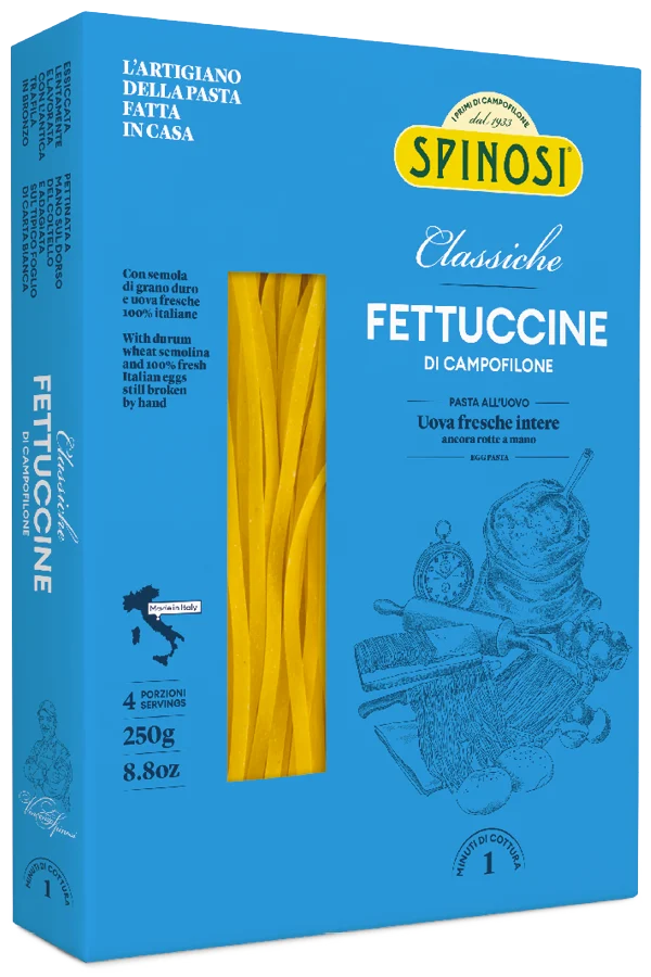 Spinosi Egg Fettuccine Pasta, 8.8 oz | 250g