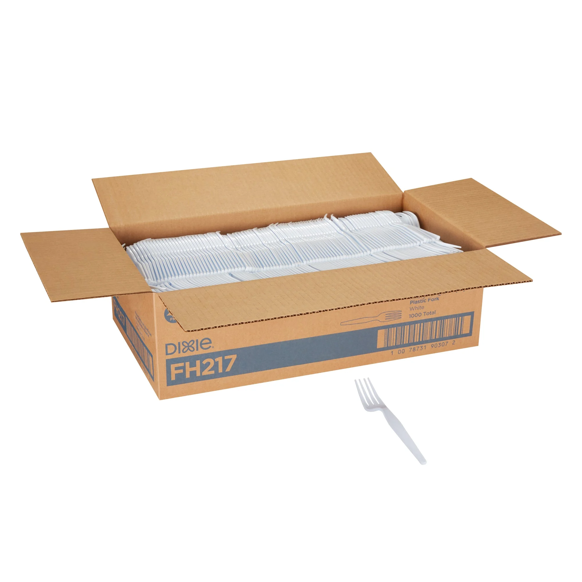 Dixie(R) Heavy-Weight Polystyrene Disposableplastic Forks By Gp Pro (Georgia-Pacific) White 1 000