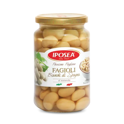 Iposea Butter Beans, Bianchi di Spagna, 12.35 oz | 350g