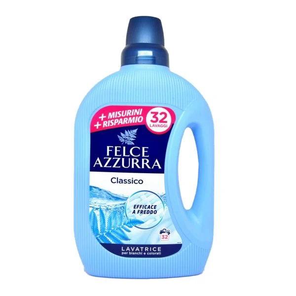 Felce Azzurra Detergent for Washing Machine Classico, 32 Loads, 1.6 Liter