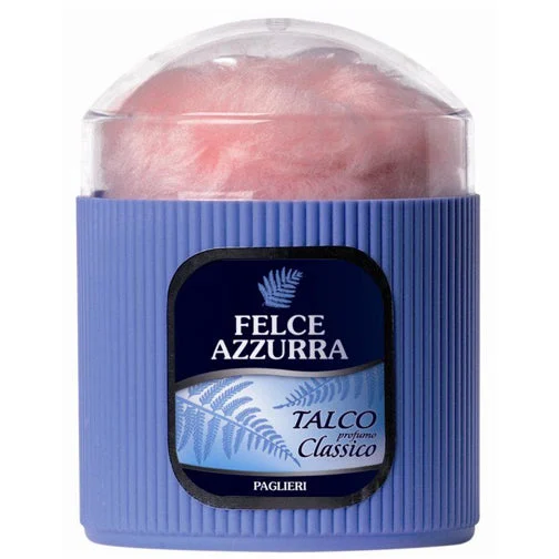 Felce Azzurra Body Powder with Puff Classico Talco 250g