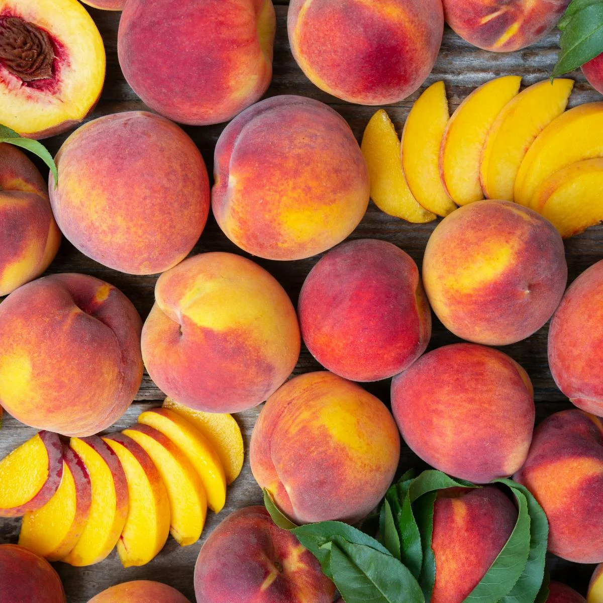 Organic Yellow Peaches