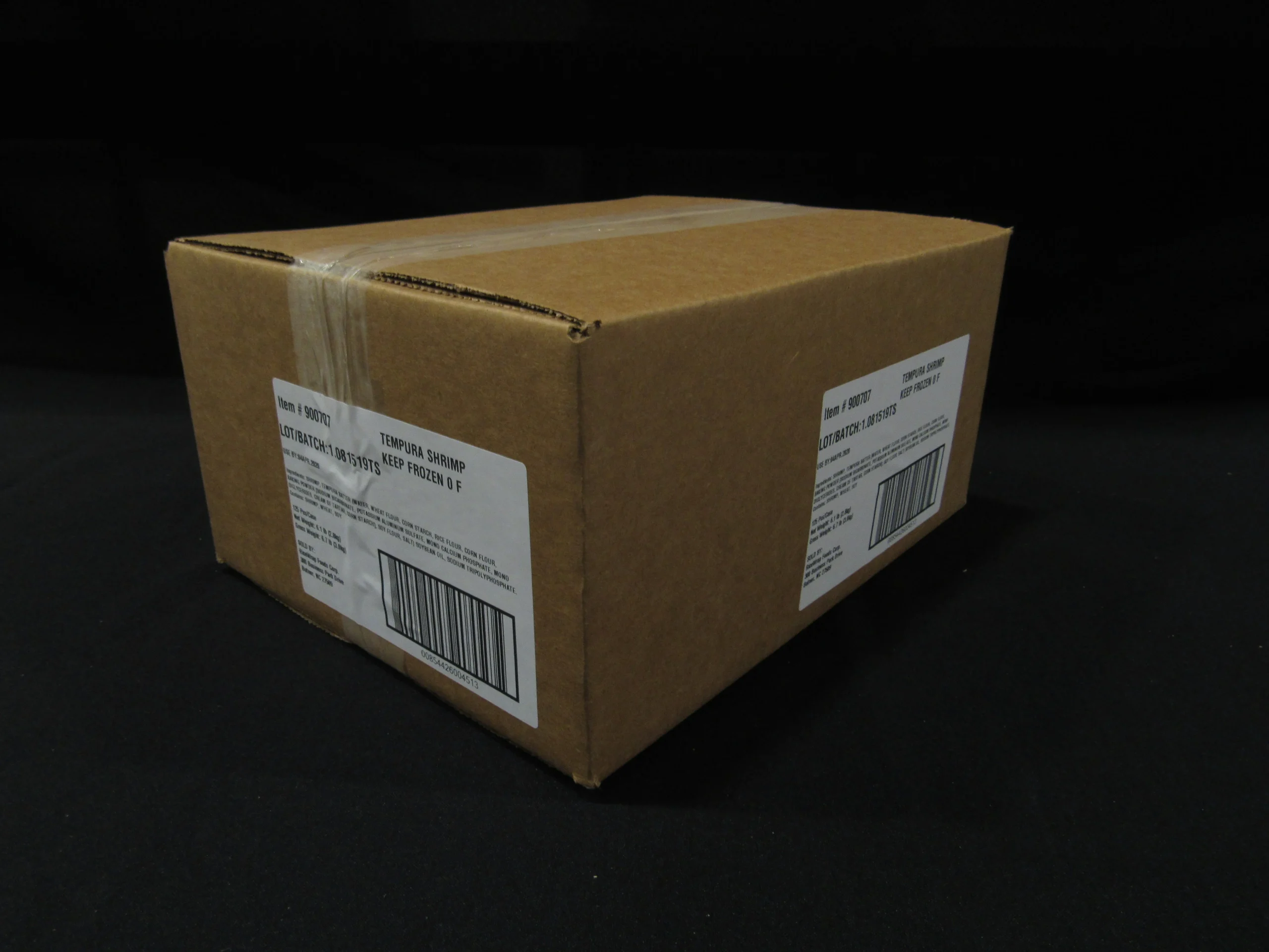 Ricewrap Shrimp Tempura 125 Count Packs - 1 Per Case.