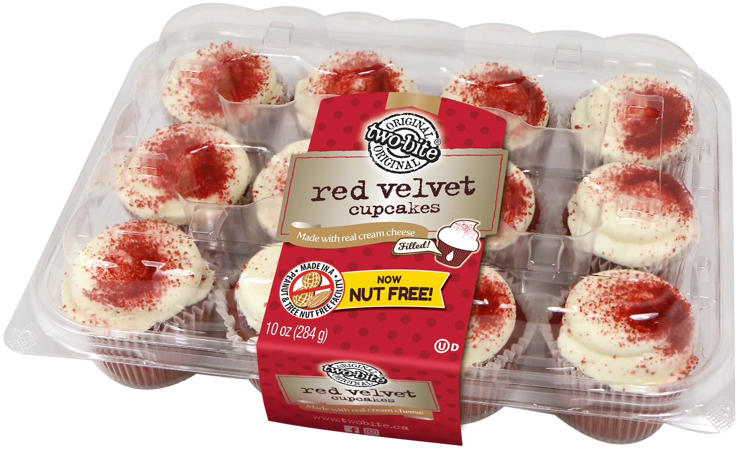 Tb Premium Red Velvet Cupcakes 10 Ounce Size - 12 Per Case.
