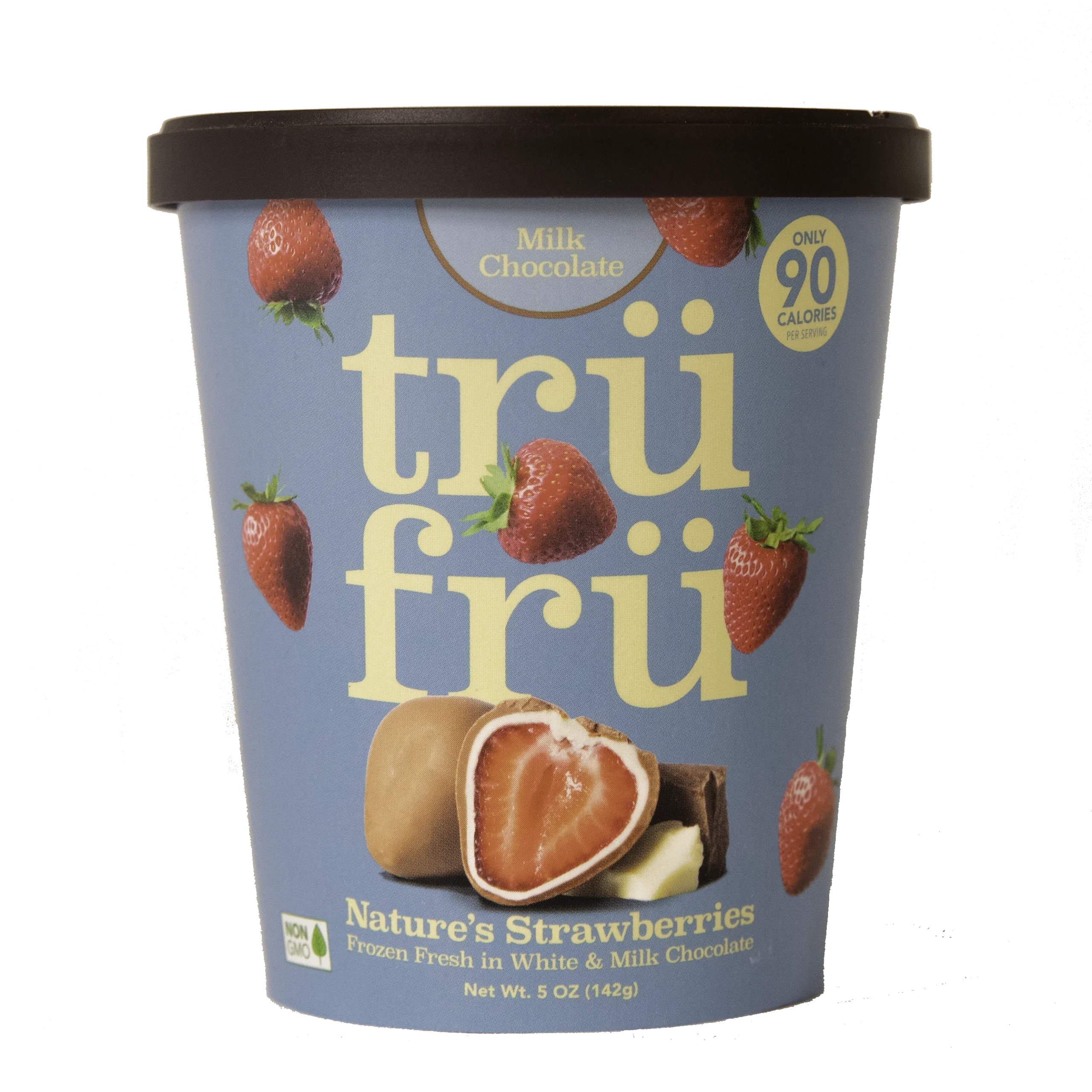Whole Strawberry In White & Milk Chocolate 5 Ounce Size - 8 Per Case.