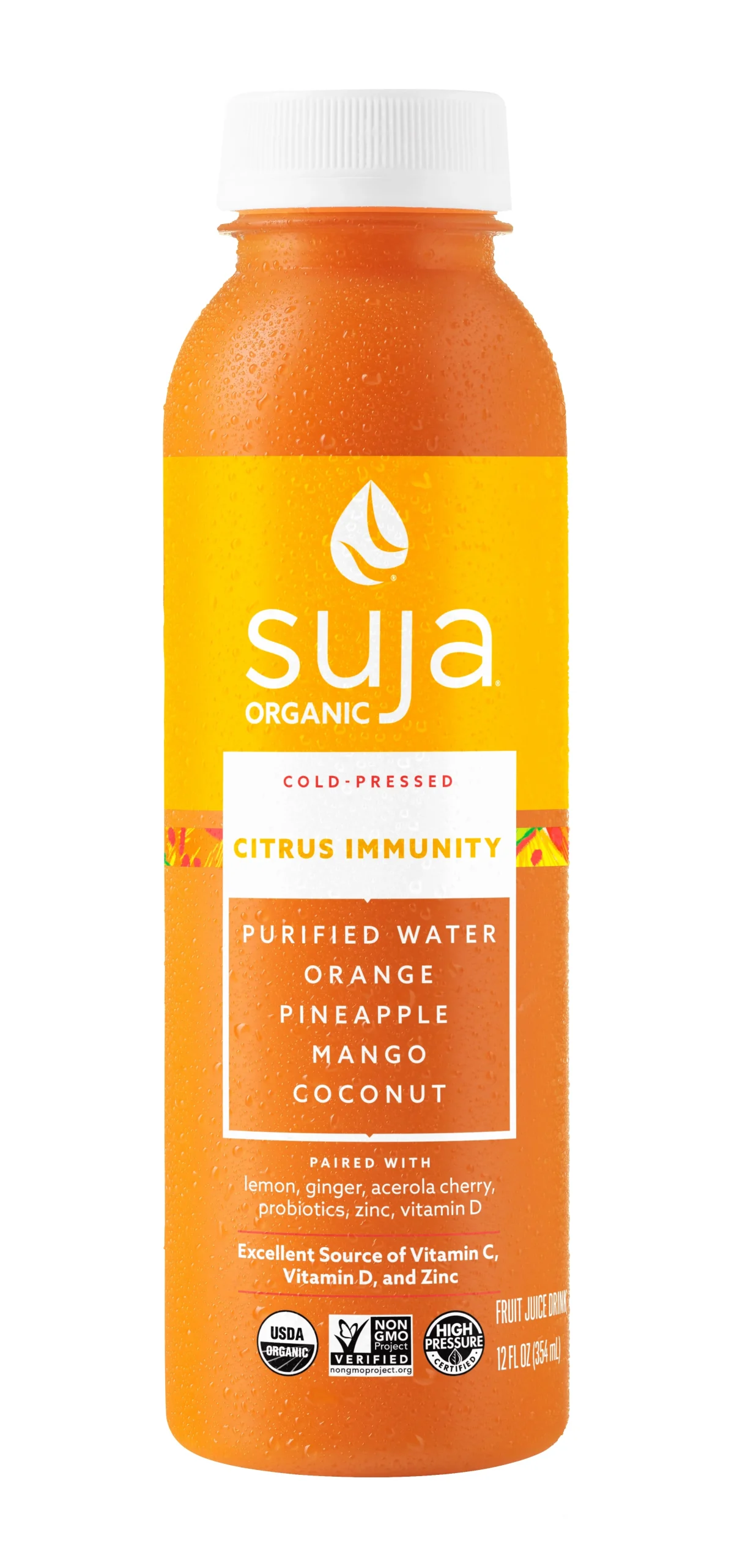 Suja Juice Citrus Immunity 126-12 Fluid Ounce 6-12 Fluid Ounce