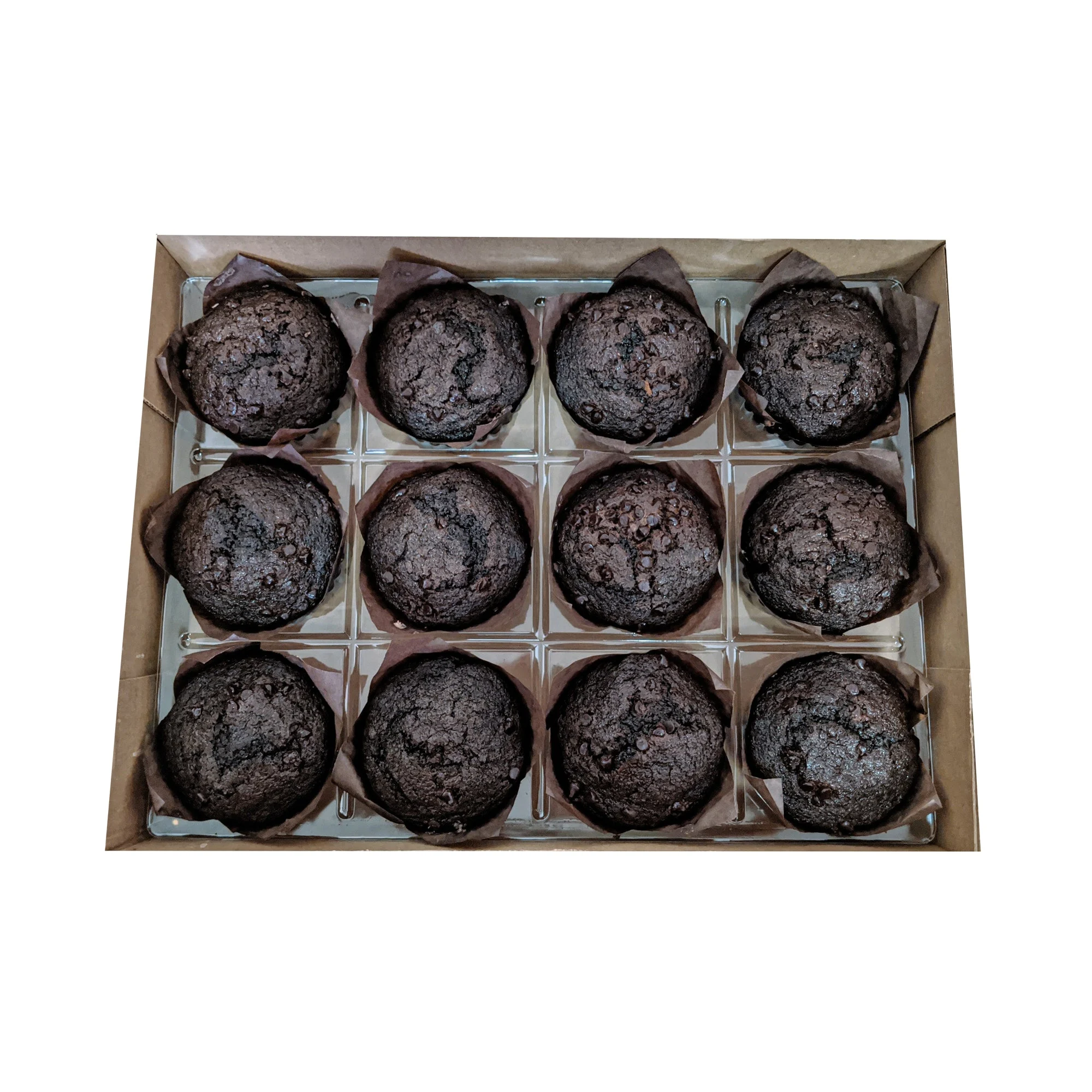 Choc Chocolate Chip Muffins 5 Ounce Size - 24 Per Case.
