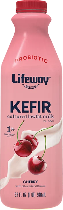 Cherry Low Fat Kefir Pack 32 Fluid Ounce - 6 Per Case.