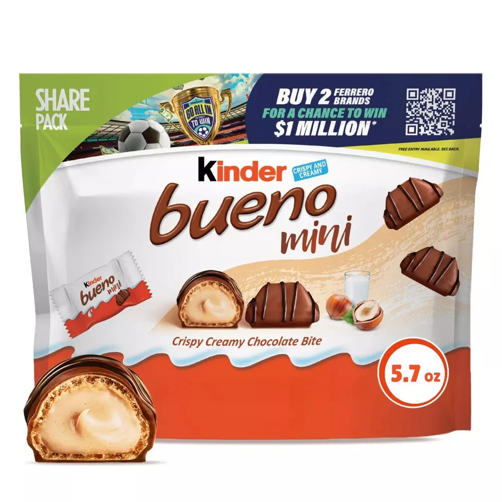Kinder Bueno Mini Chocolate Candy, 5.7 oz | 162g