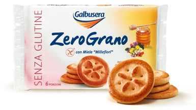 Galbusera Gluten Free ZeroGrano Honey Frollini, 7.7 oz