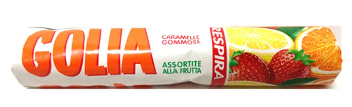 Golia Assortite Alla Frutta Caramelle Gommose, 33g Stick