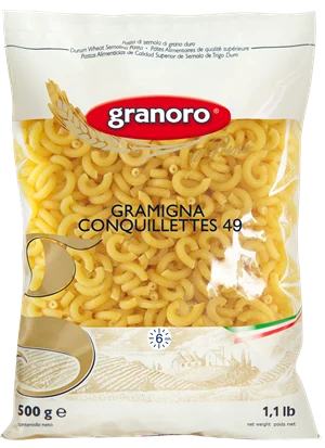 Granoro Elbows (Gramigna Coquillettes) Pasta #49, 1lb