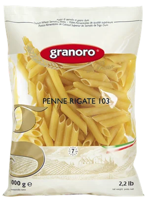 Granoro Penne Rigate Pasta #103, 1lb