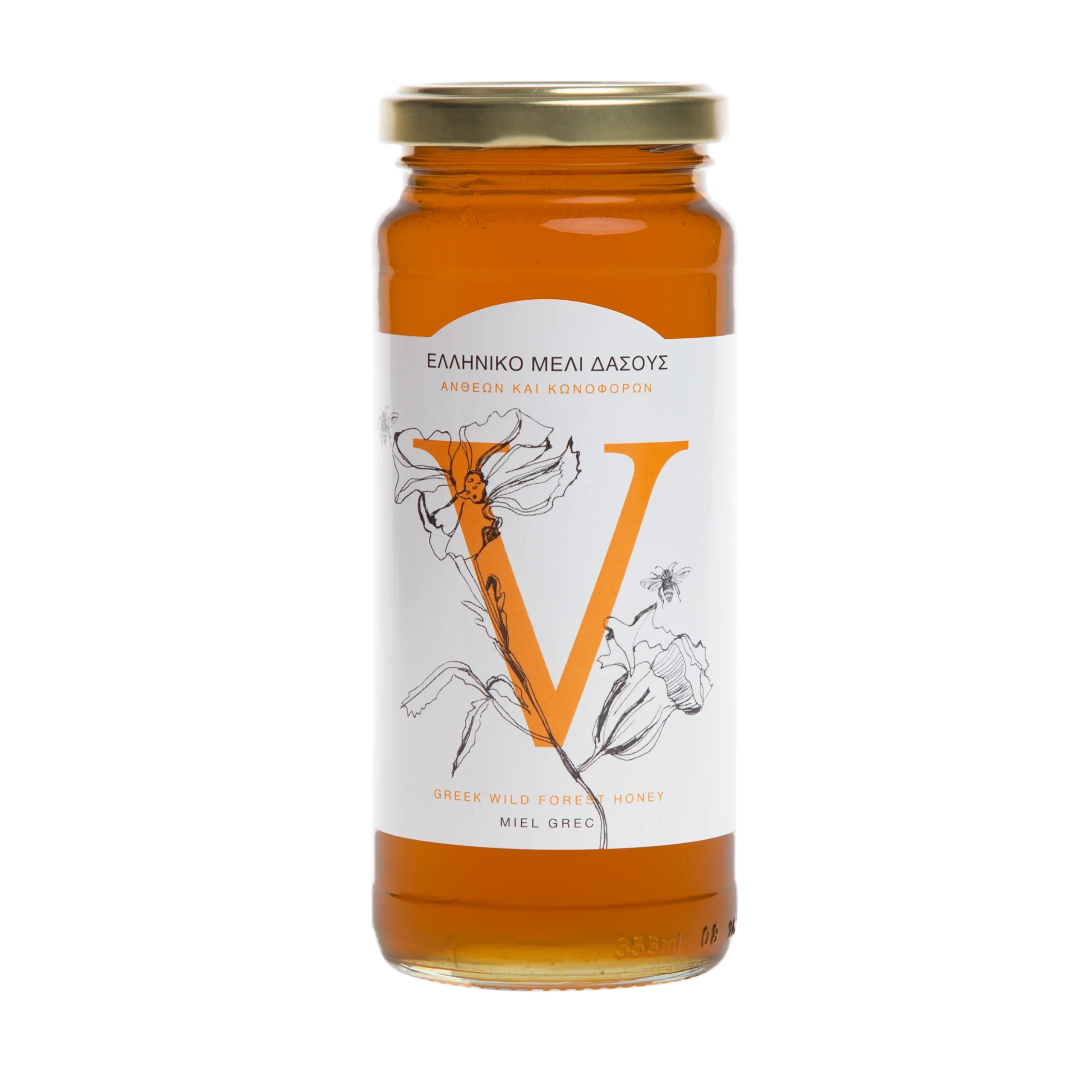Vasilissa Greek Wild Forest Honey, 16.22 oz | 460g