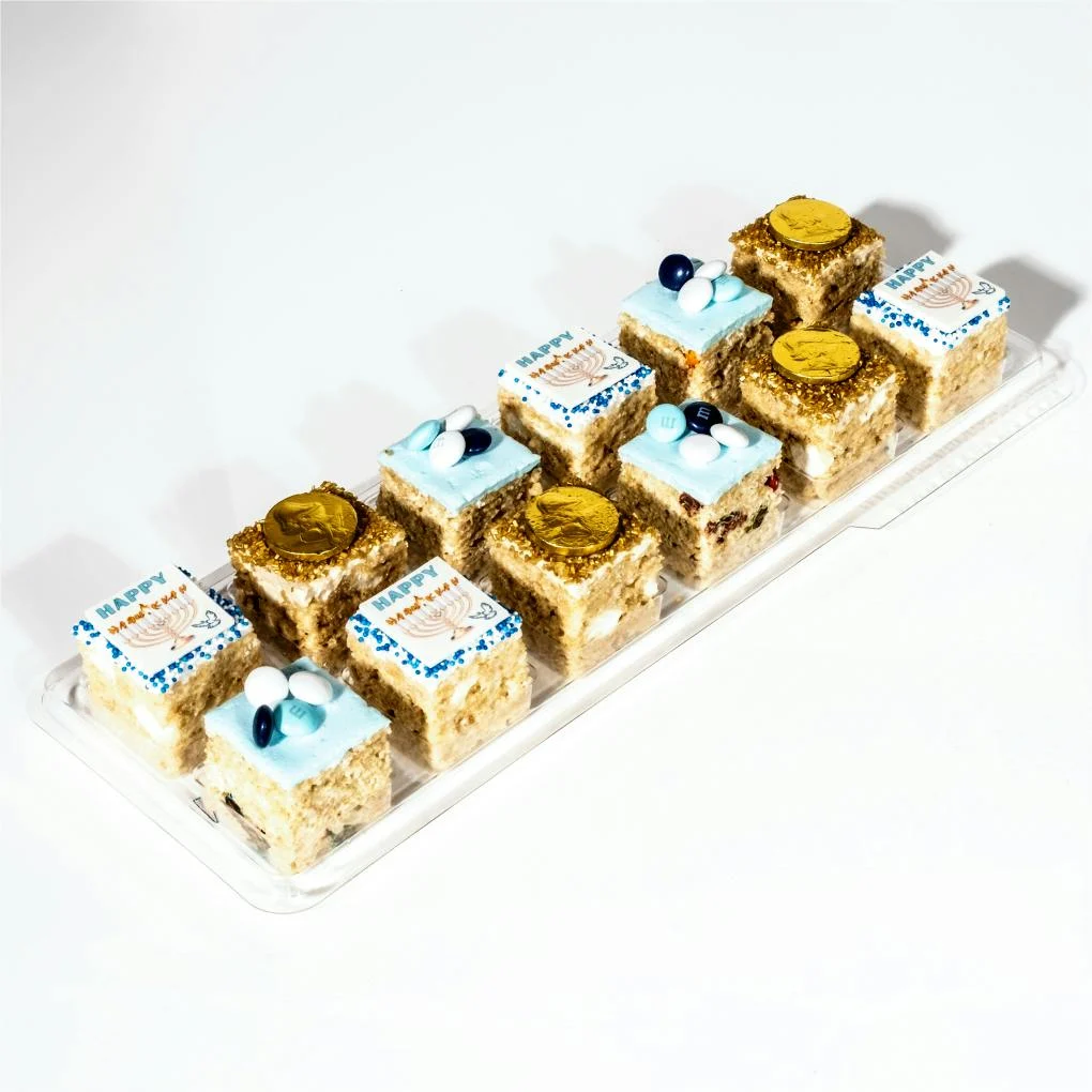 Hanukkah Rice Krispie Treats - 12 Pack