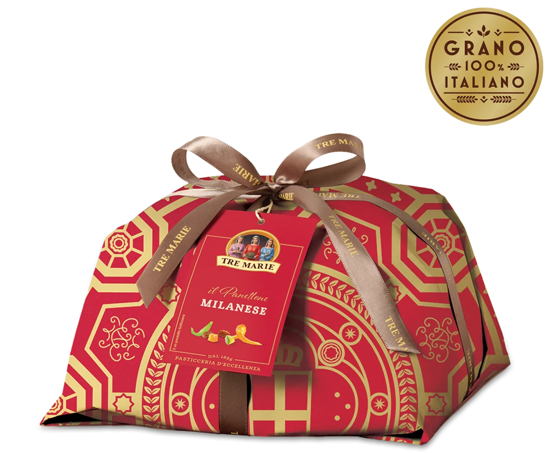 Tre Marie Panettone Milanese Hand Wrapped, 1 lb 10.5 oz | 750g