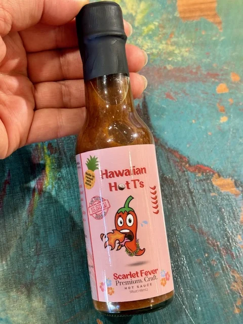 Hawaiian Hot Ts Scarlet Fever Hot Sauce (VERY SPICY)
