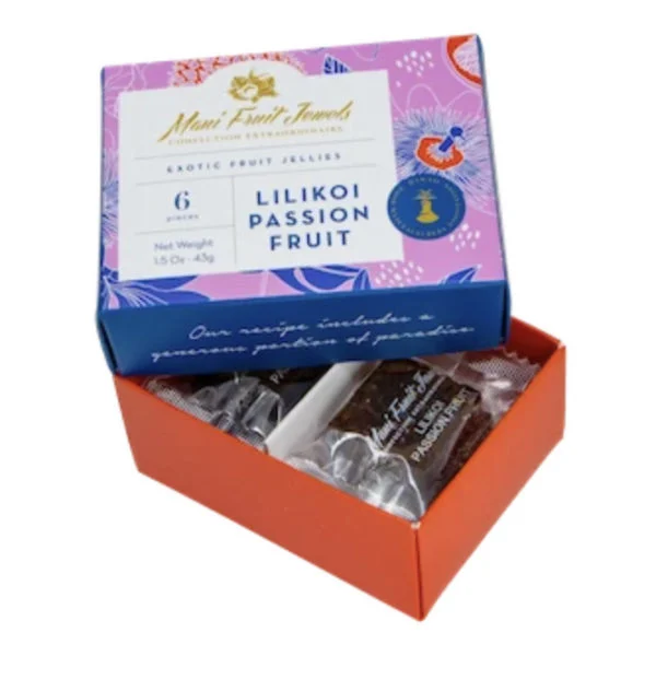 Lilikoi Passion Fruit Jellies – Maui Fruit Jewels