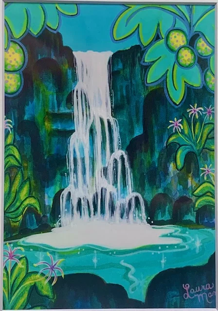 Laura Mango Art – Puaakaa Falls