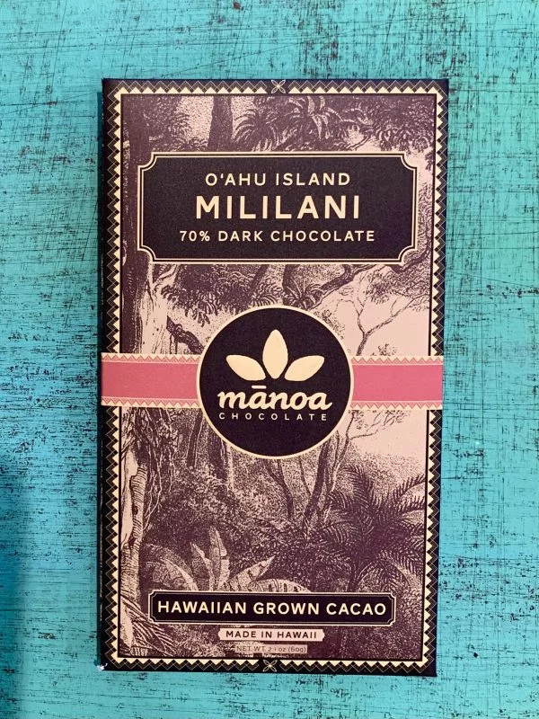 O’ahu Island Mililani Manoa Chocolate – 70% Dark Chocolate