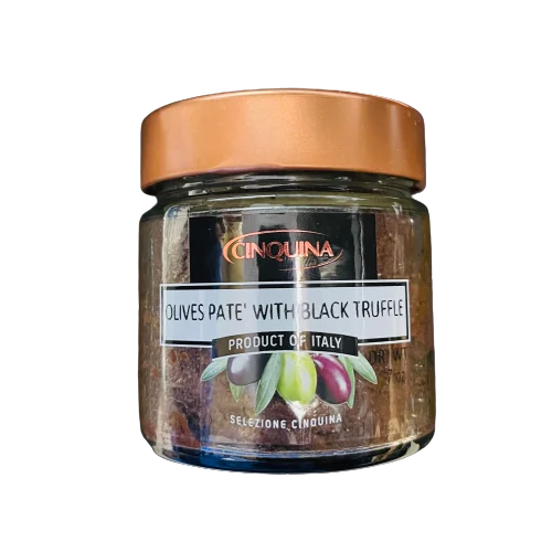 Cinquina Olive Spread With Black Truffle, 7 oz | 200g