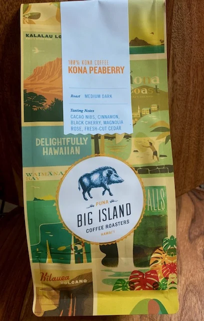 Kona Peaberry Big Island Coffee Roasters Whole Bean