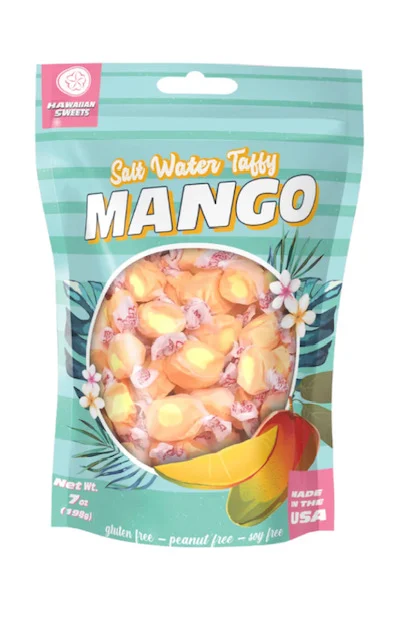 Hawaiian Sweets Salt Water Taffy – Mango