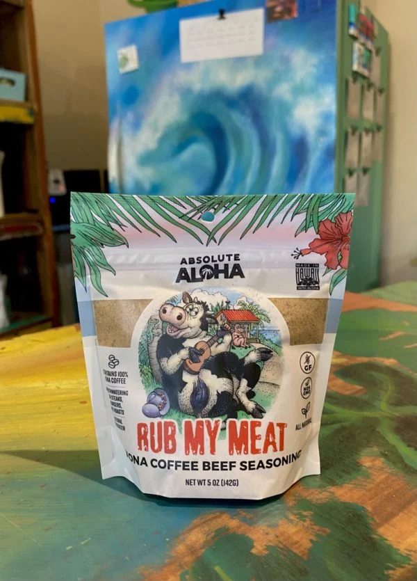 Absolute Aloha Rub My Meat – Kona Coffee Beef Seasoning 2.1 oz