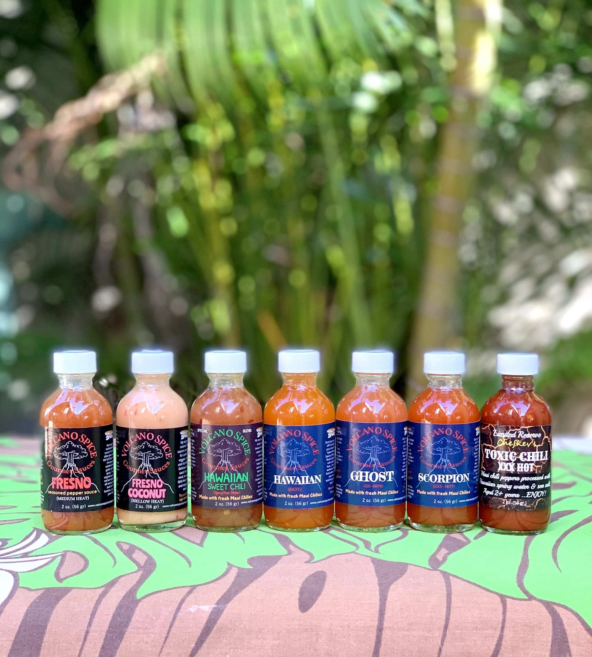 2oz Hot Sauce 3pk – Hawaiian, Ghost, Scorpion